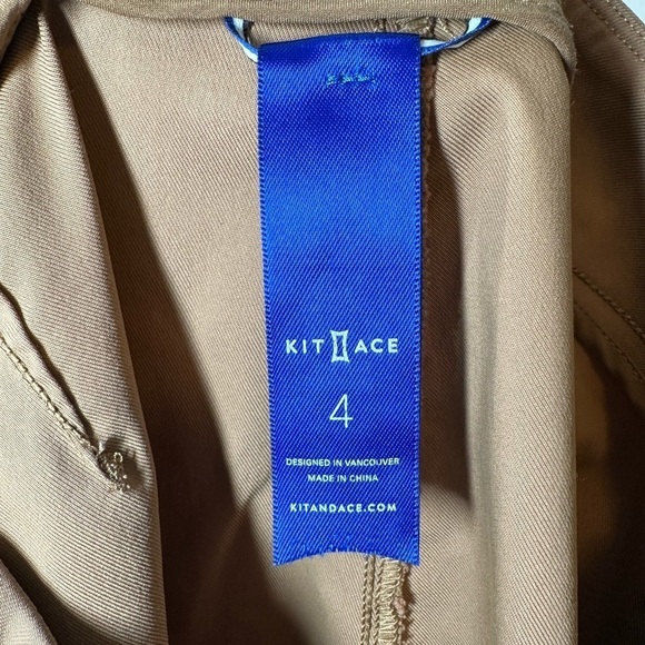 KIT and Ace Tan Classic Pants Navigator Collection Size 4 - Picture 5 of 10